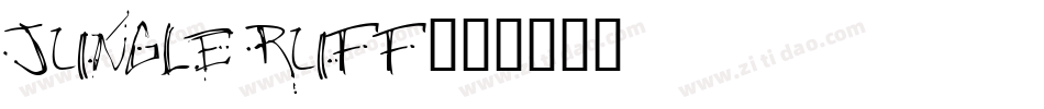Jungle Ruff字体转换
